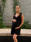 Vestido maternal embarazo y lactancia Santorini negro