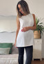 Polera maternal y lactancia PRAGA blanca - Trenda