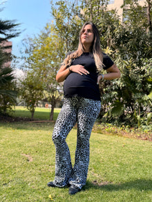 Calza maternal Flare animal print gris