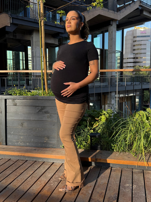 Pantalón maternal Dallas camel