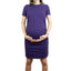 Vestido maternal Mom morado - Trenda 