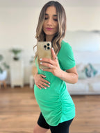 Polera maternal MOM verde