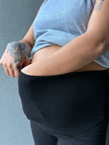 Calza maternal pitillo negra