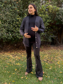 Cardigan maternal Seoul tejido azul marino