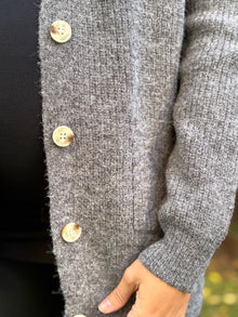 Cardigan maternal Seoul tejido gris marengo