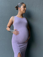 Vestido maternal Dublín lila