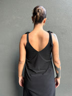 Vestido maternal embarazo y lactancia Santorini negro