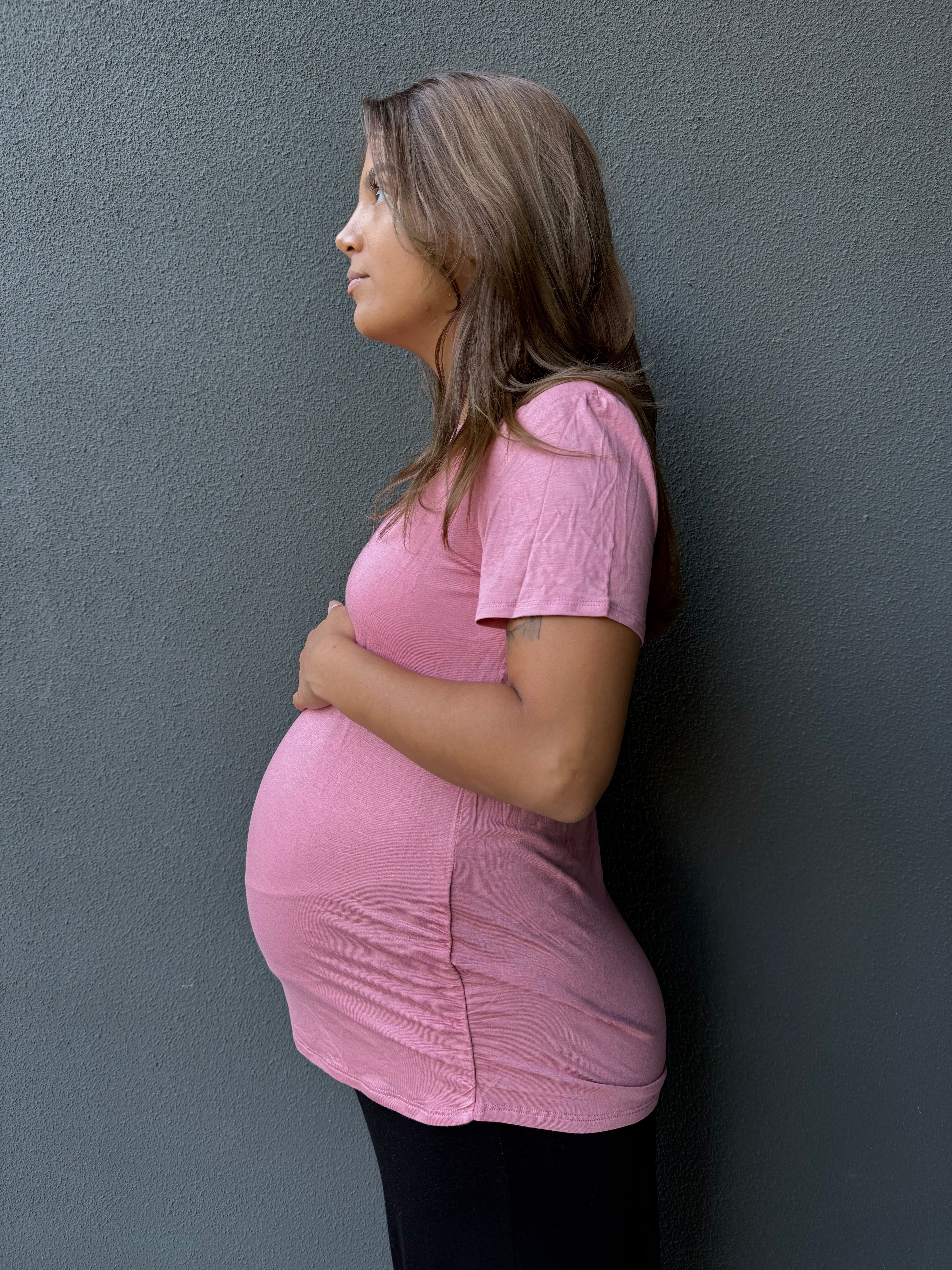 Polera maternal Mom rosa Imagen principal del producto