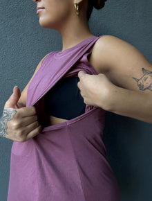 Polera maternal y lactancia Praga rosa rubor