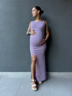 Vestido maternal Dublín lila