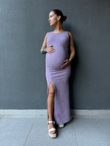 Vestido maternal Dublín lila
