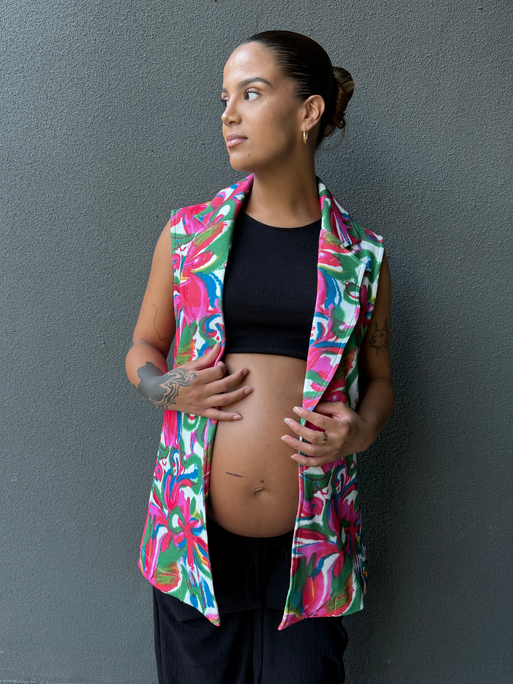 Blazer sastrería Sídney floreado