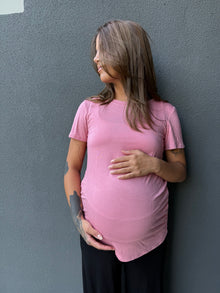 Polera maternal Mom rosa