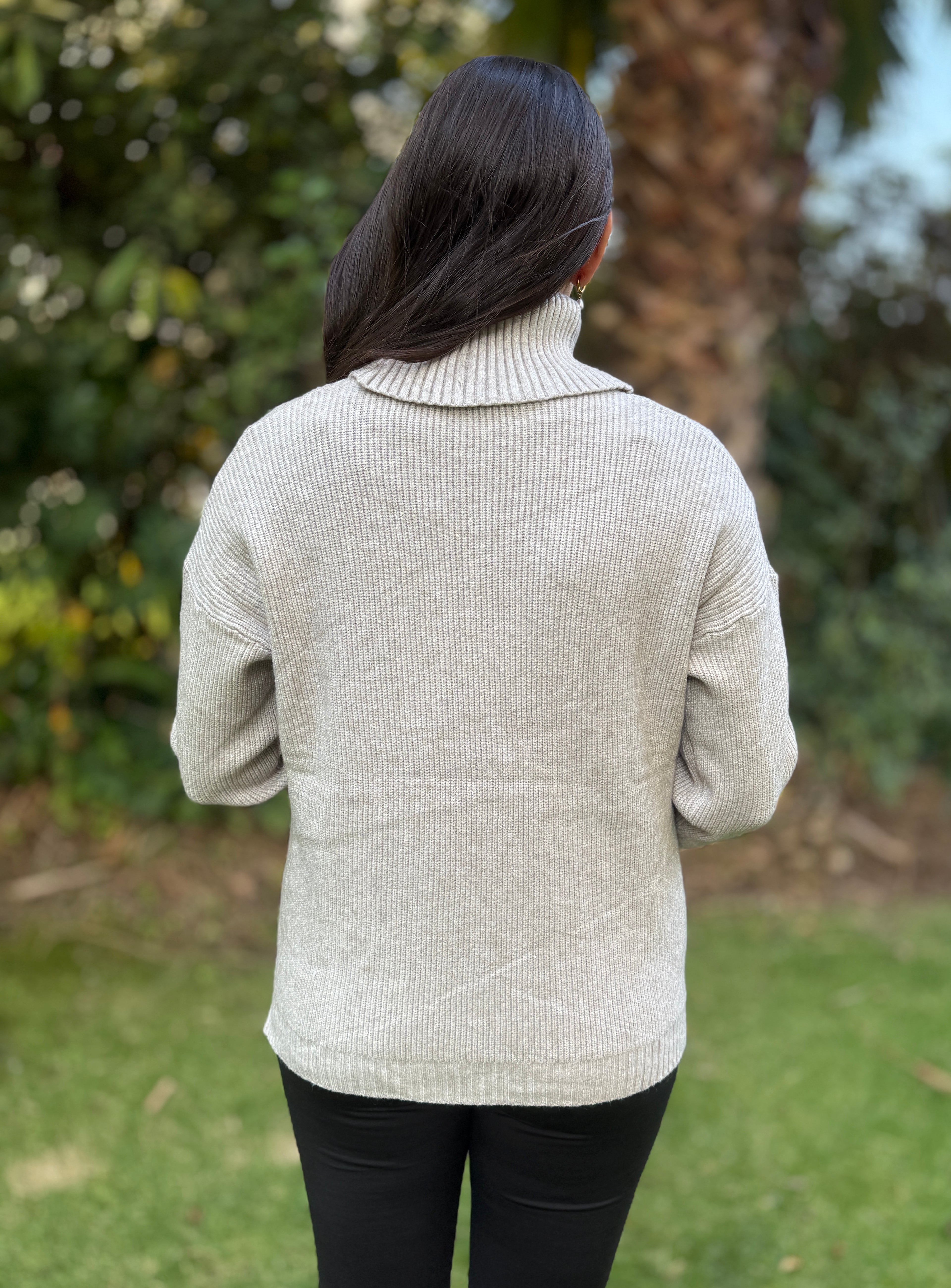 Sweater maternal Aspen Beige