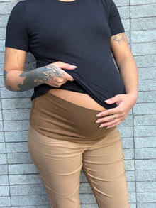 Pantalón maternal Dallas camel