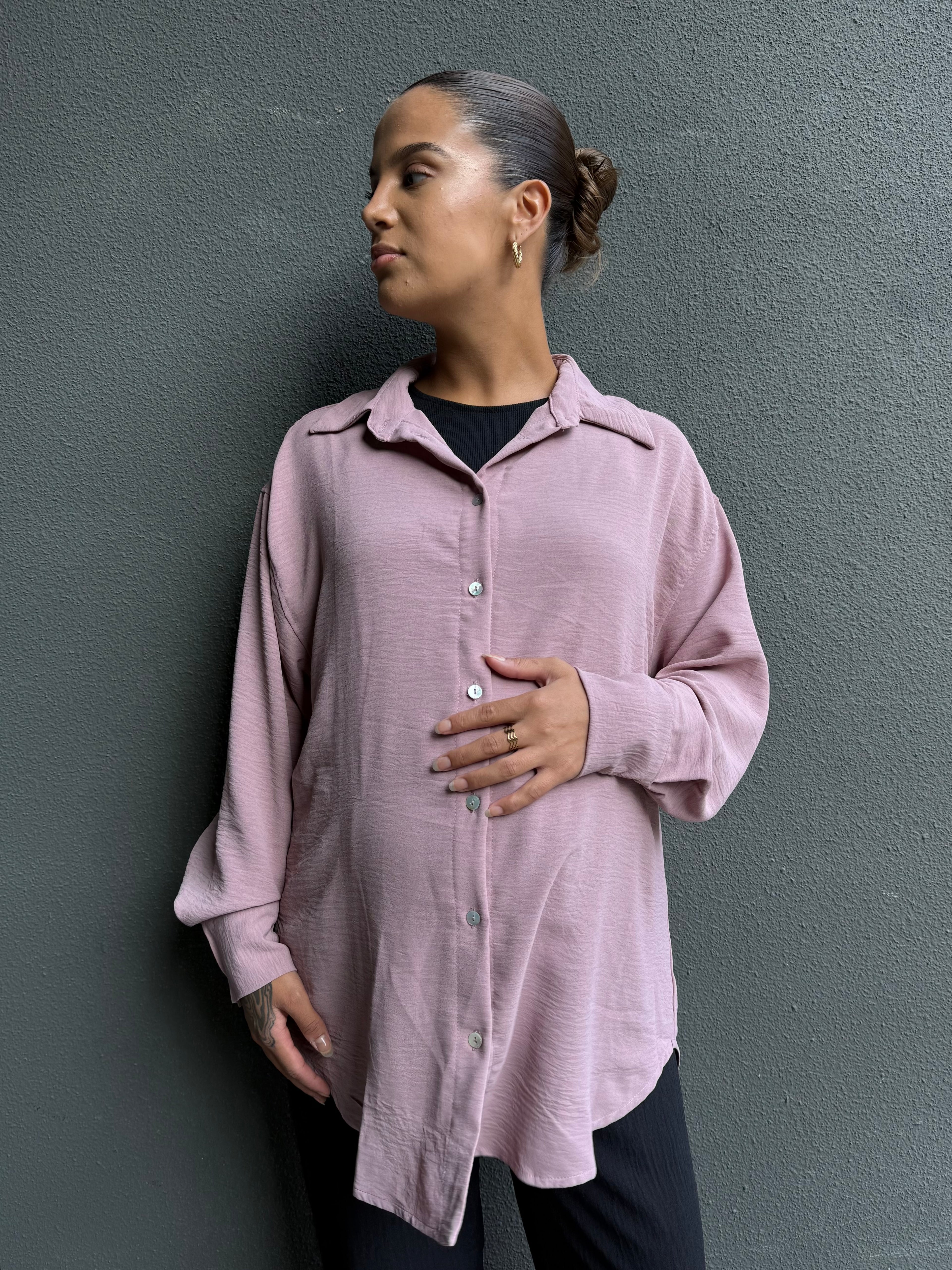 Blusa embarazo y lactancia Mallorca rosa