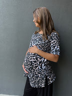 Polera remeron maternal animal print