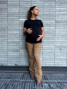 Pantalón maternal Dallas camel