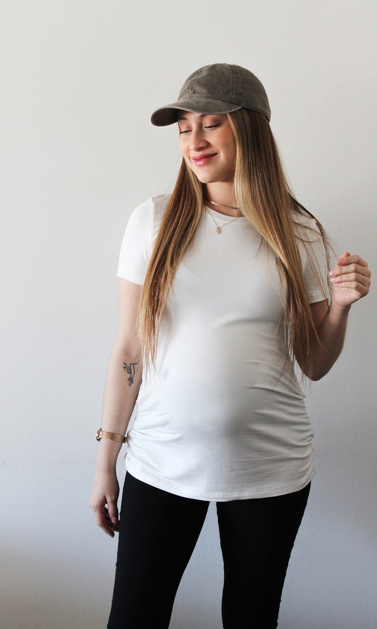 Polera maternal Mom blanca Imagen principal del producto