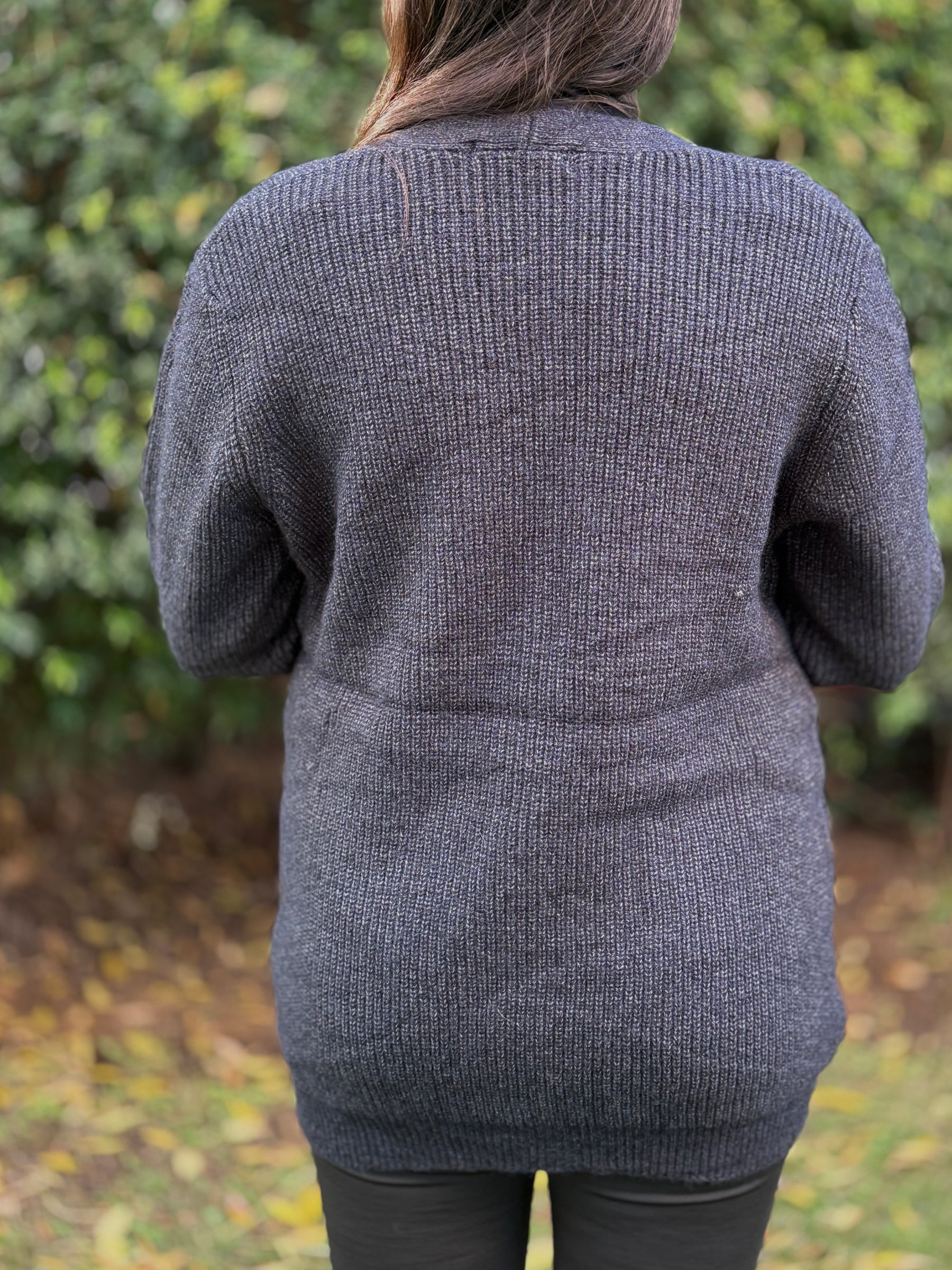 Cardigan maternal Seoul tejido azul marino