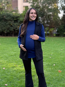 Blazer sastrero Sídney gamuza negro