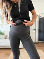 Calza maternal suplex gris marengo - Trenda 