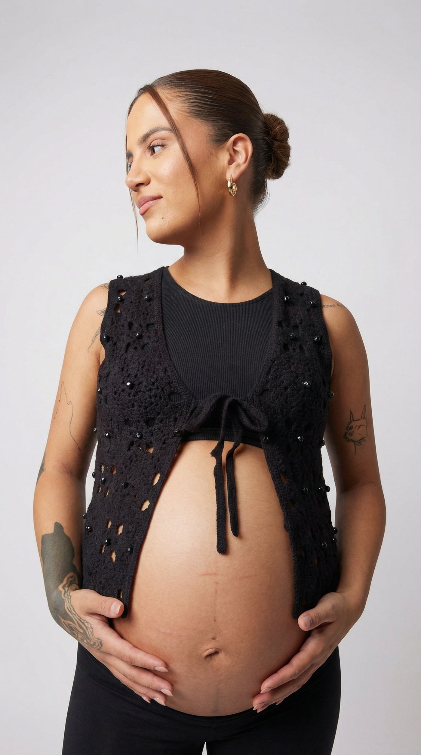 Gillet tejido Río negro