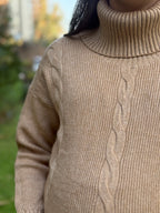Sweater maternal Aspen Camel