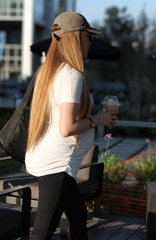 Polera maternal Mom blanca