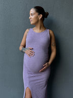 Vestido maternal Dublín lila