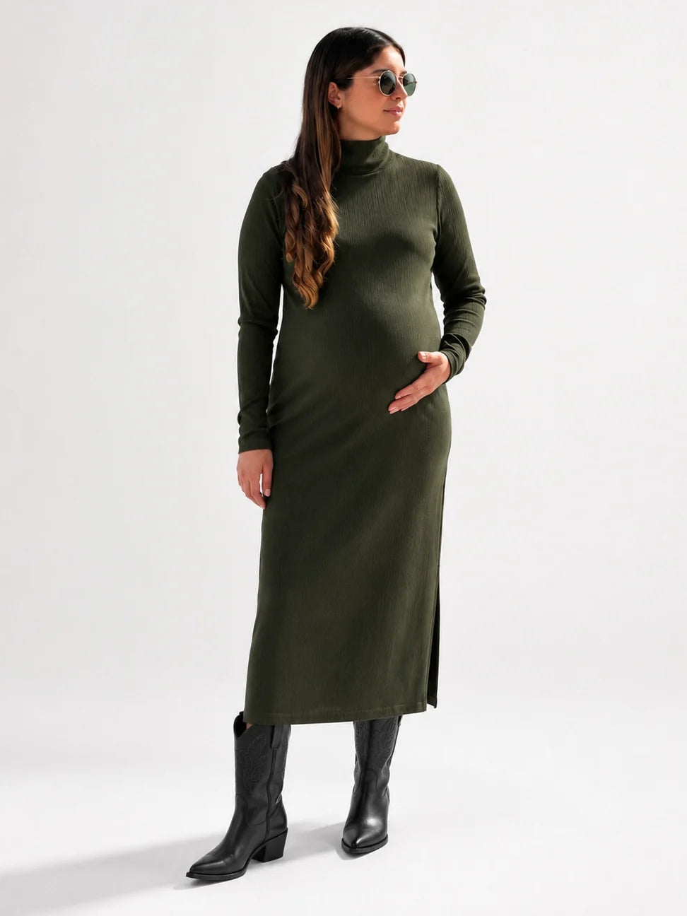 Vestido maternal Niza canutón cuello beatle