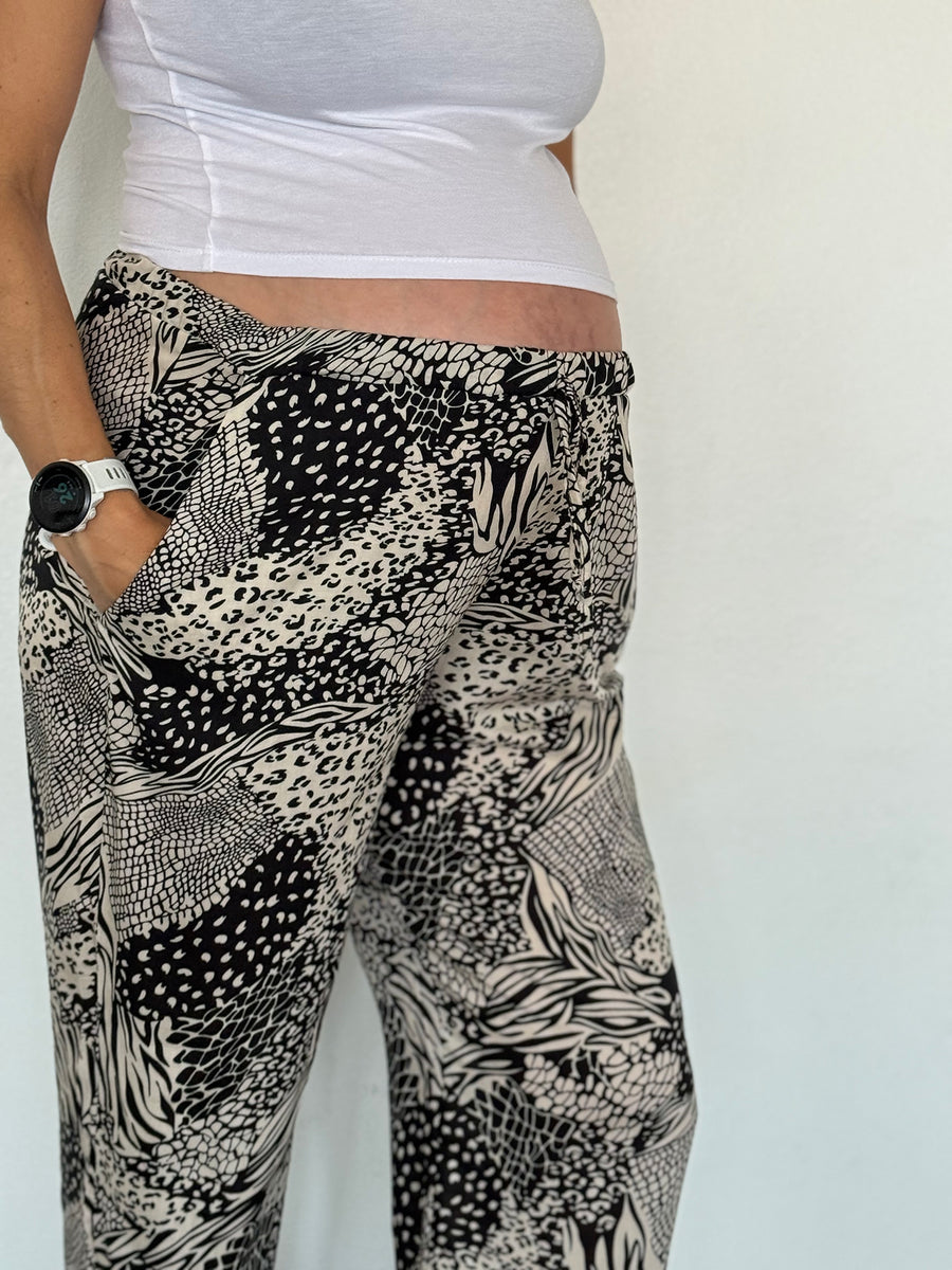 Pantalón maternal Fiyi estampado - Trenda 