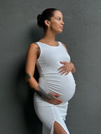 Vestido maternal Dublín blanco