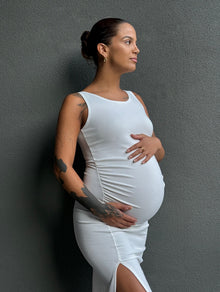 Vestido maternal Dublín blanco