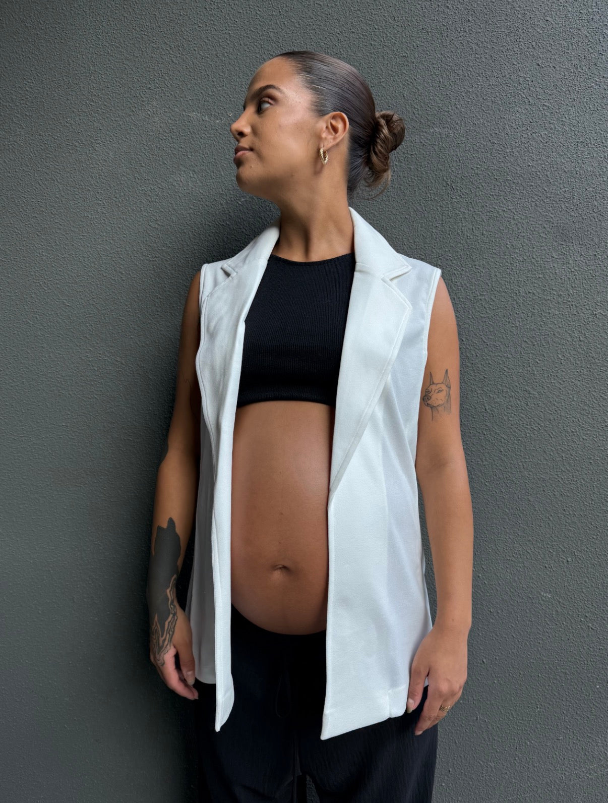 Blazer sastrería Sídney blanco Imagen principal del producto