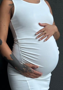 Vestido maternal Dublín blanco