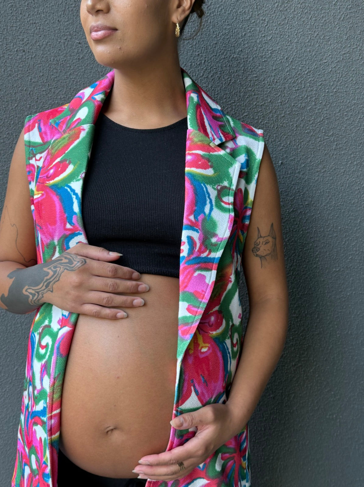 Blazer sastrería Sídney floreado