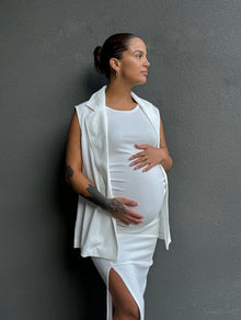 Vestido maternal Dublín blanco
