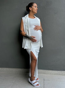Vestido maternal Dublín blanco