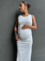 Vestido maternal Dublín blanco