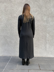Vestido-Tapado maternal y lactancia Florencia, Gris Marengo