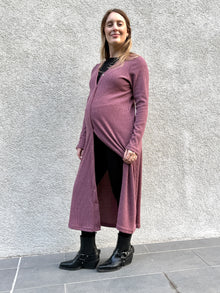 Vestido-Tapado maternal y lactancia Florencia, Rosa rubor