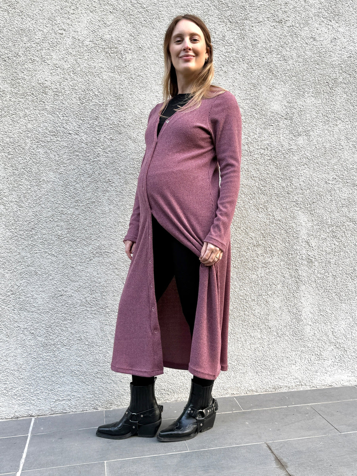 Vestido-tapado maternal y de lactancia Florencia