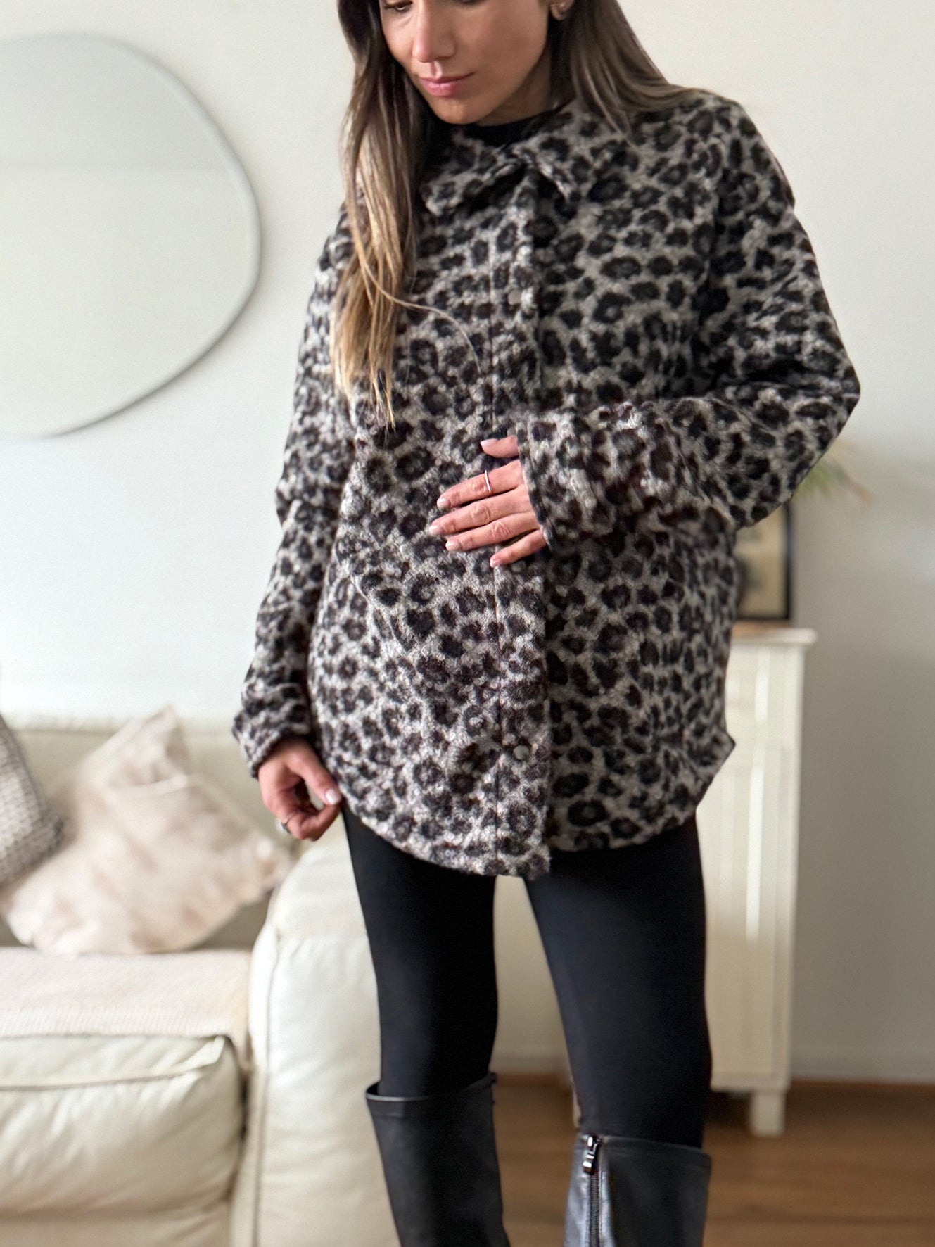 Chaquetón OSLO animal print - Trenda  Imagen principal del producto