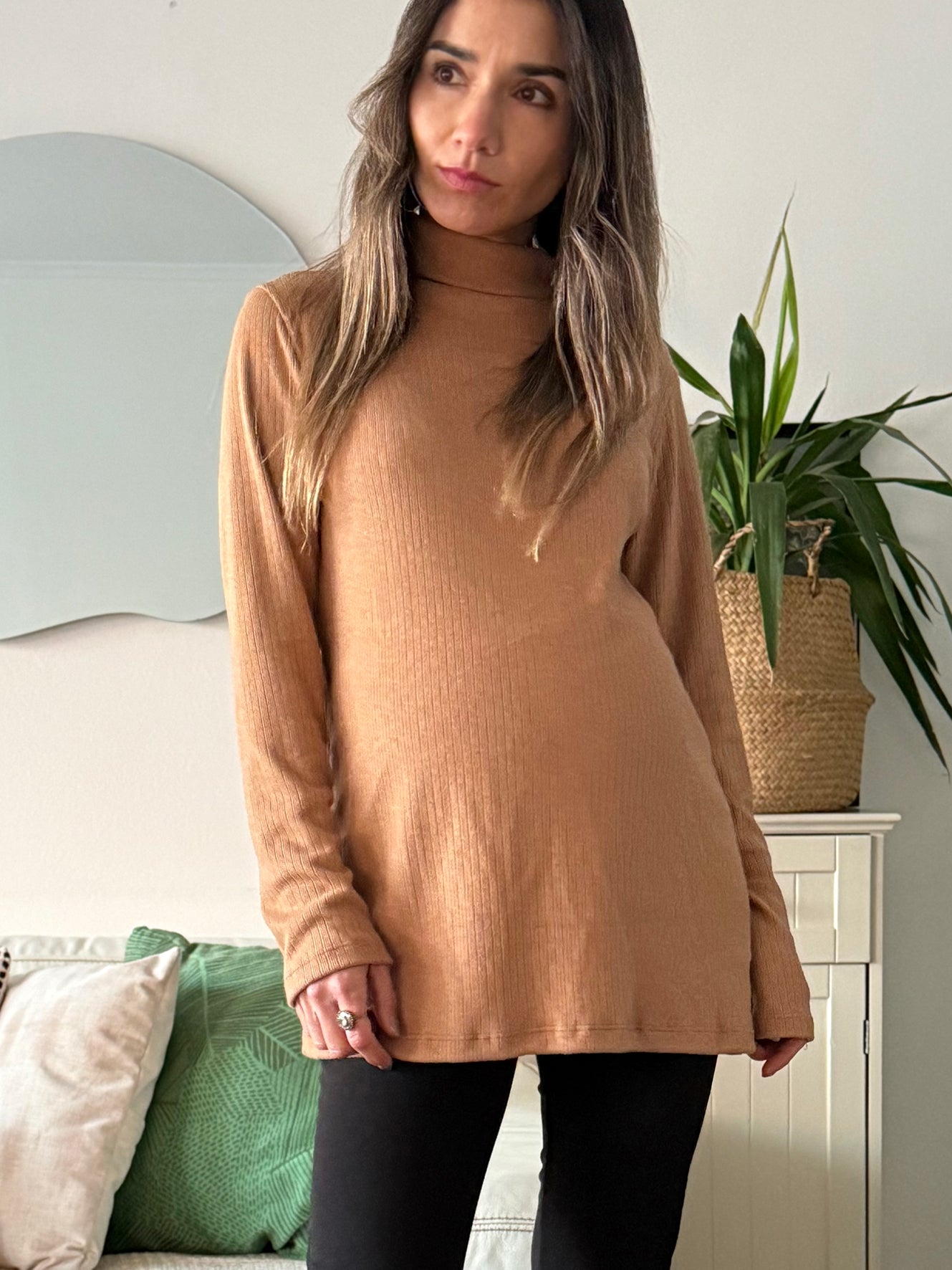 Sweater Roma camel - Trenda 