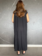 Tapado Mónaco lycra lurex negro - Trenda 