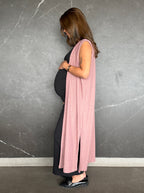 Tapado Mónaco lycra lurex palo rosa - Trenda 