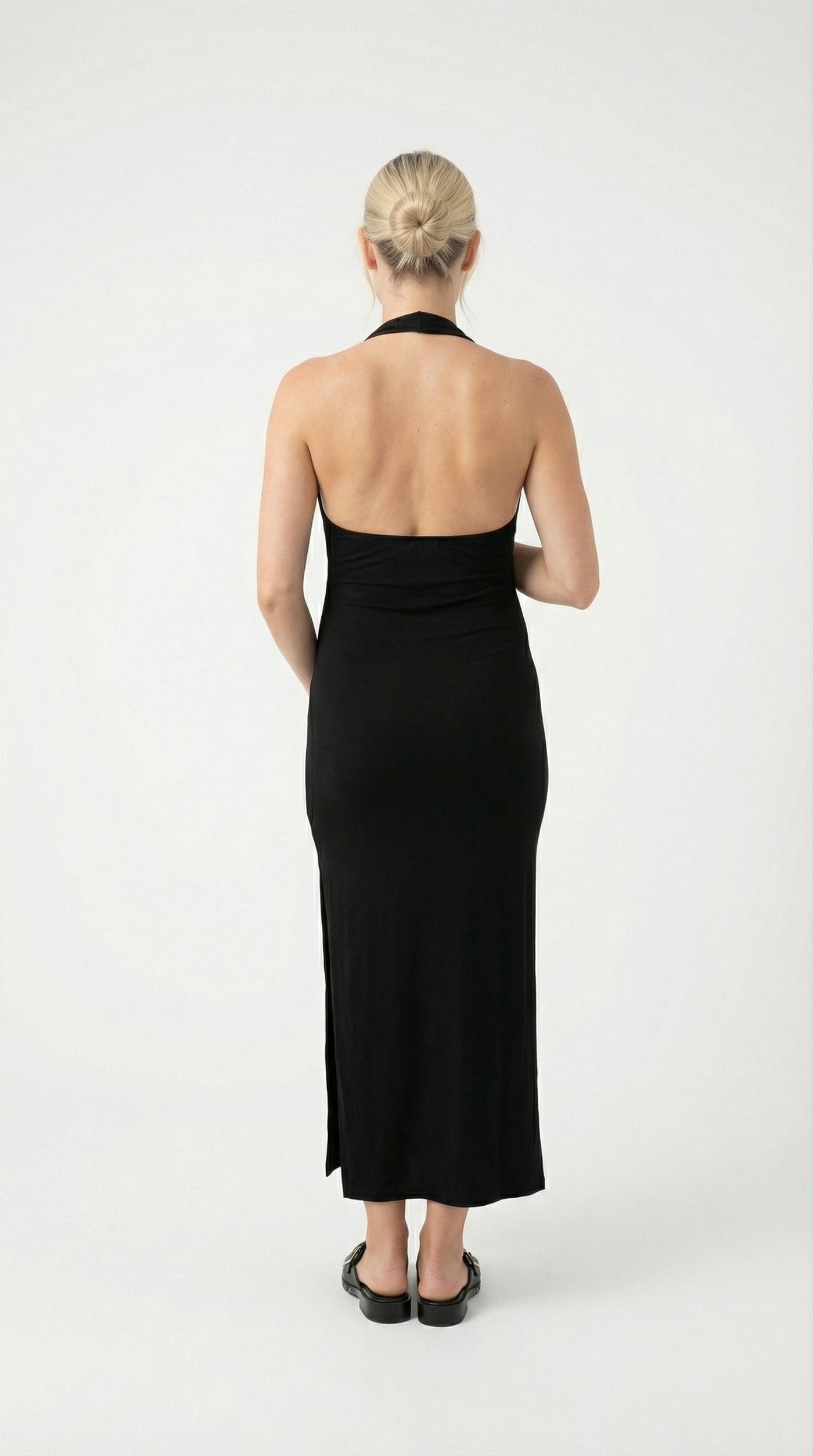 Vestido maternal Pisa negro