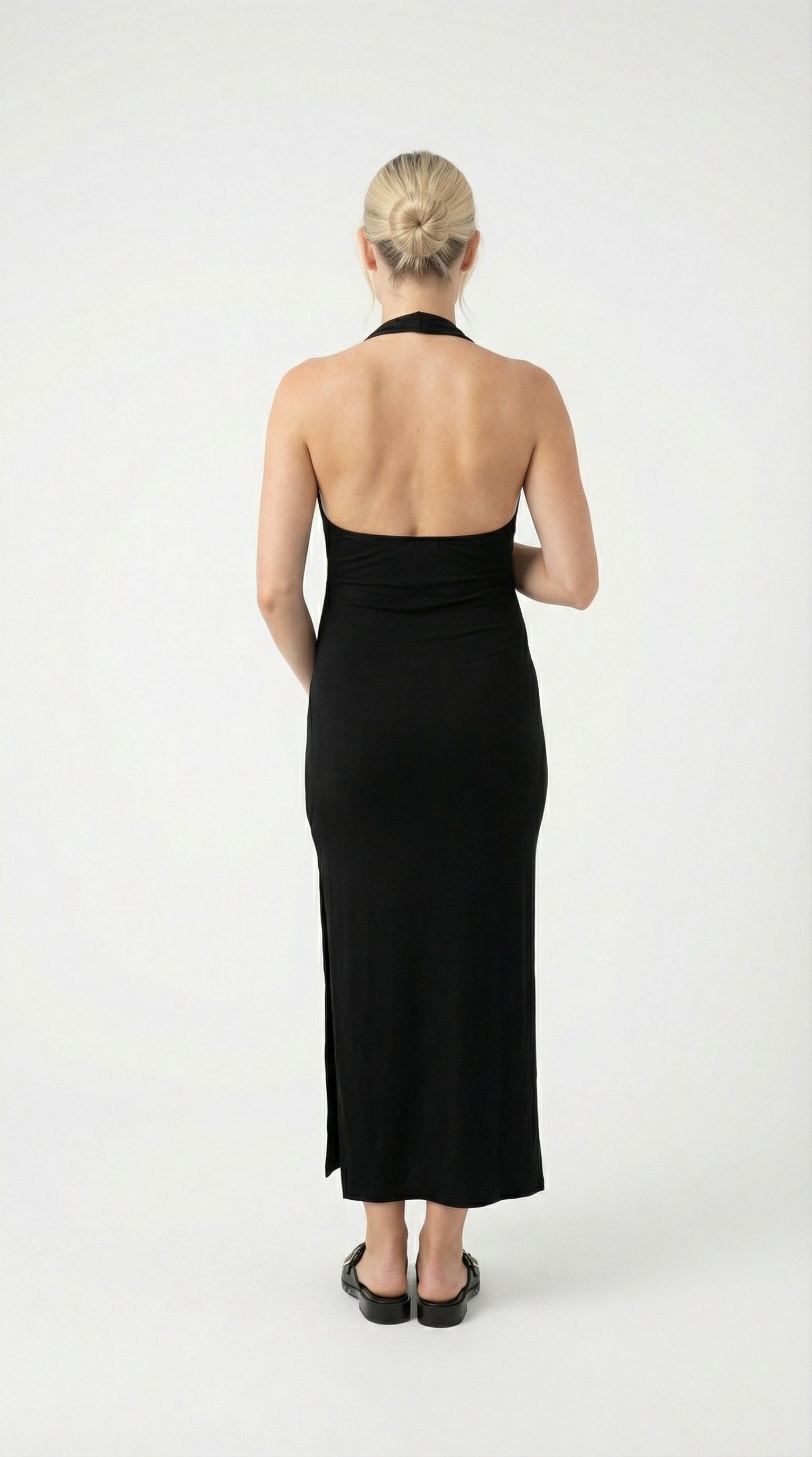 Vestido maternal Pisa negro