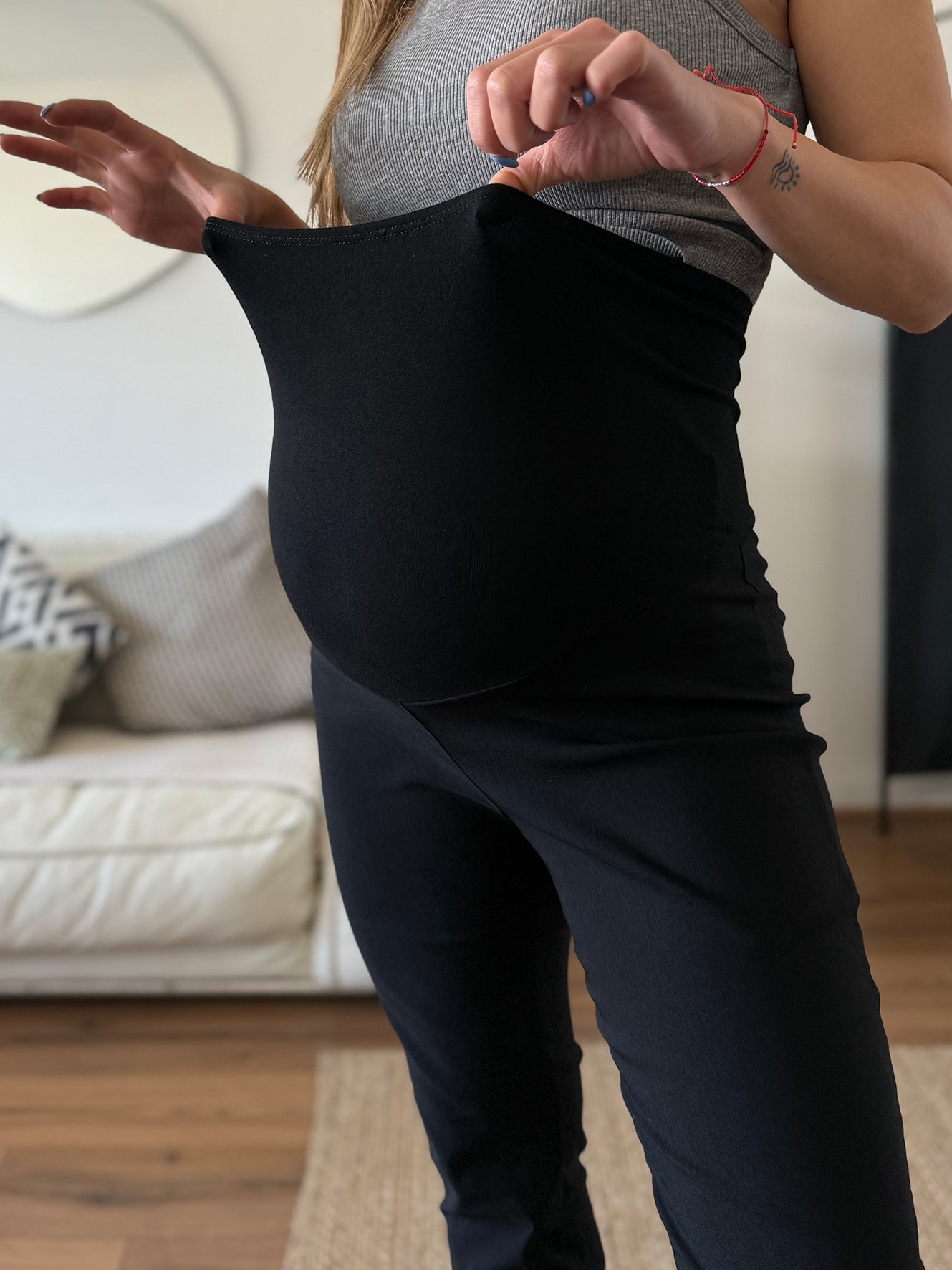 Pantalón maternal Viena negro - Trenda 